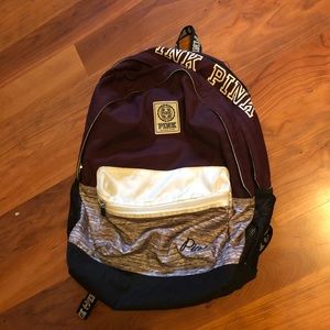 PINK maroon backpack